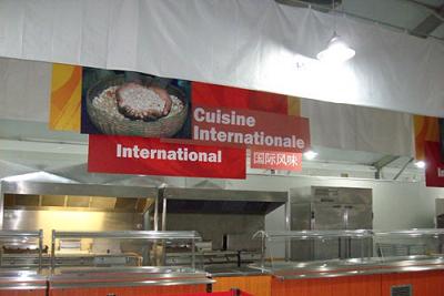Cuisine at the Olympic village